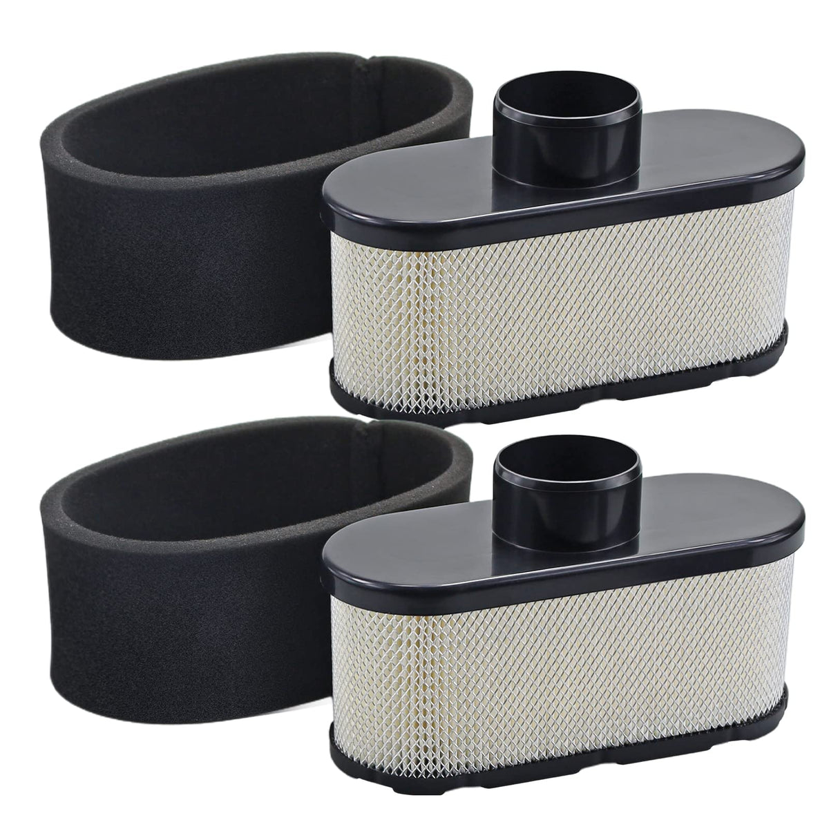 LOCOPOW FR691V air filter 11013-0752 two-pack keeps Kawasaki engines clean and running smoothly.