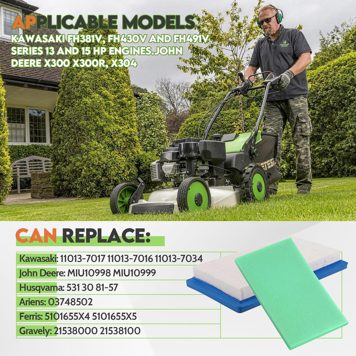 LOCOPOW pre-filter MIU10999 package demonstrates easy replacement