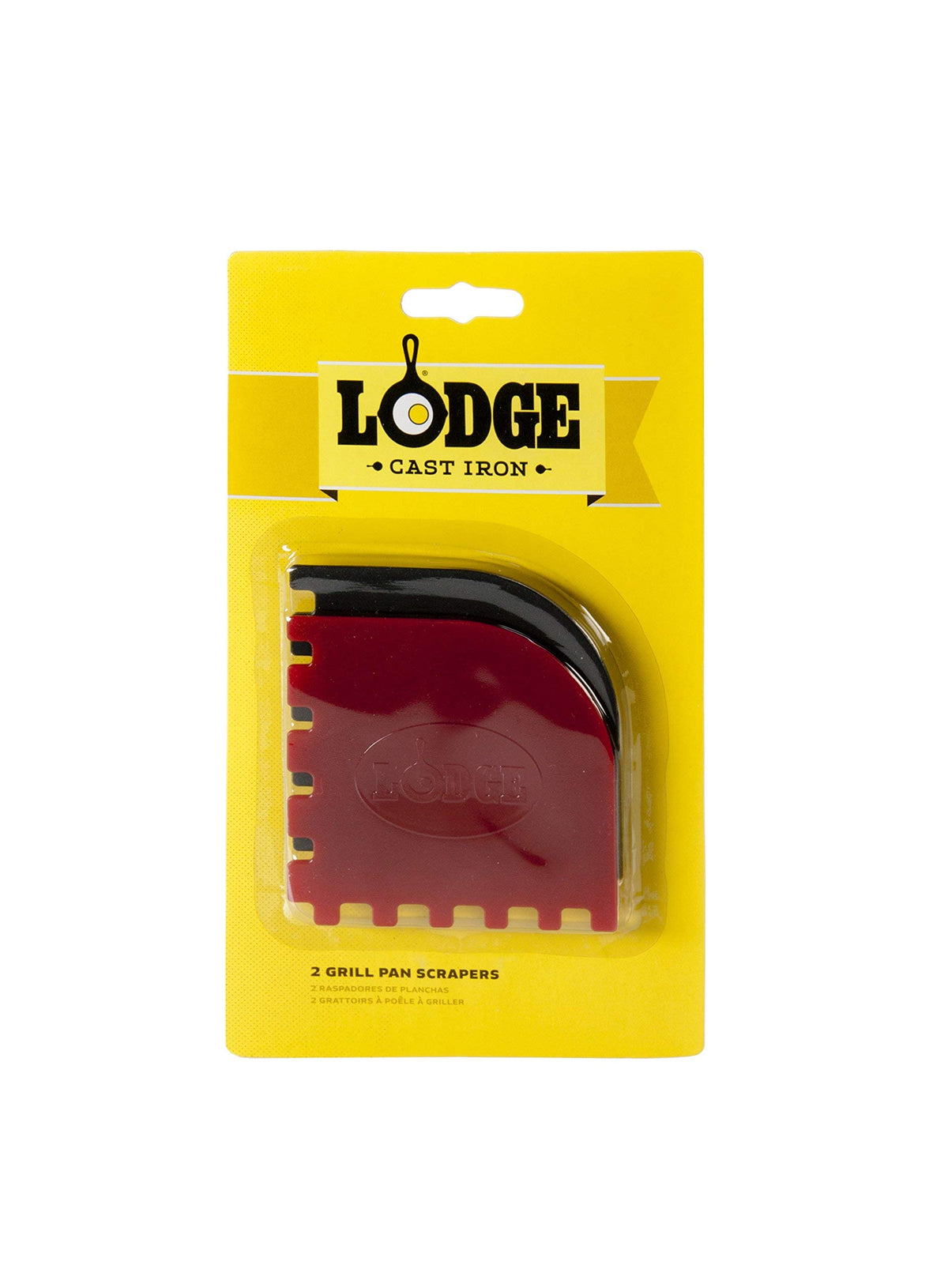 Lodge SCRAPERGPK heat-resistant up to 275°F protects cookware during cleaning.