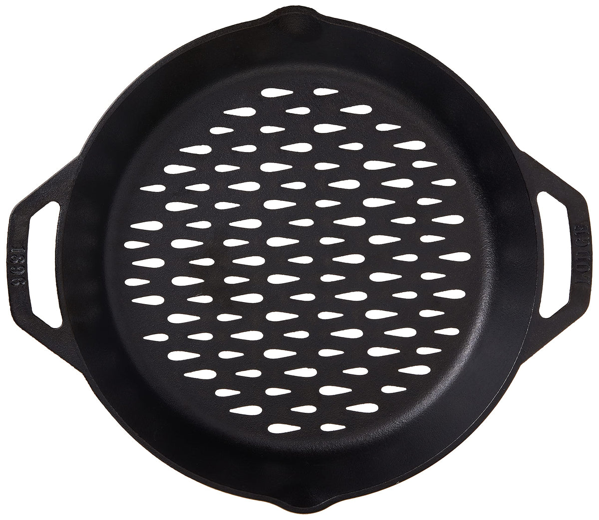 Lodge seasoned cast iron pan delivers even browning and searing