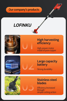LOFINKU safety ergonomic handle improves control during trimming sessions.