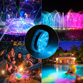 LOFTEK 13-LED underwater light powered by AA batteries.