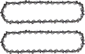 Loggers Art Gens 2 pack 16 inch chainsaw chain front view for durable cutting performance