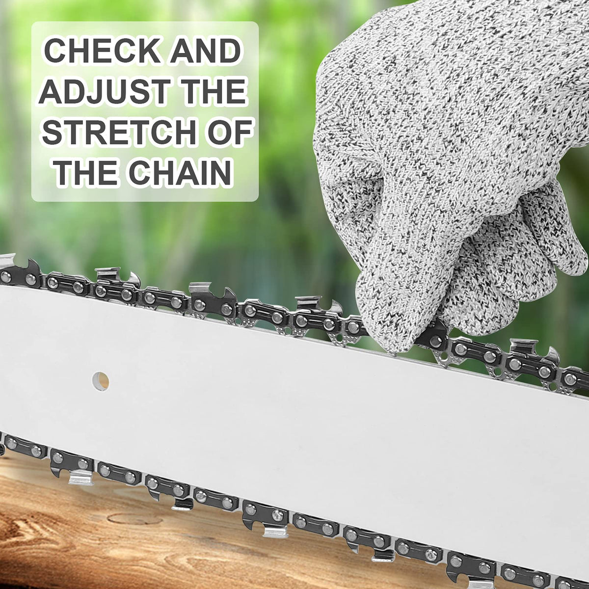 Loggers Art Gens 2 pack 16 inch chain label ready to install