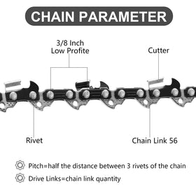 Loggers Art Gens 2 pack 16 inch chain packaging image shows two chains