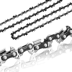 Loggers Art Gens 2 pack 16 inch chainsaw chain side view for smooth, continuous cutting