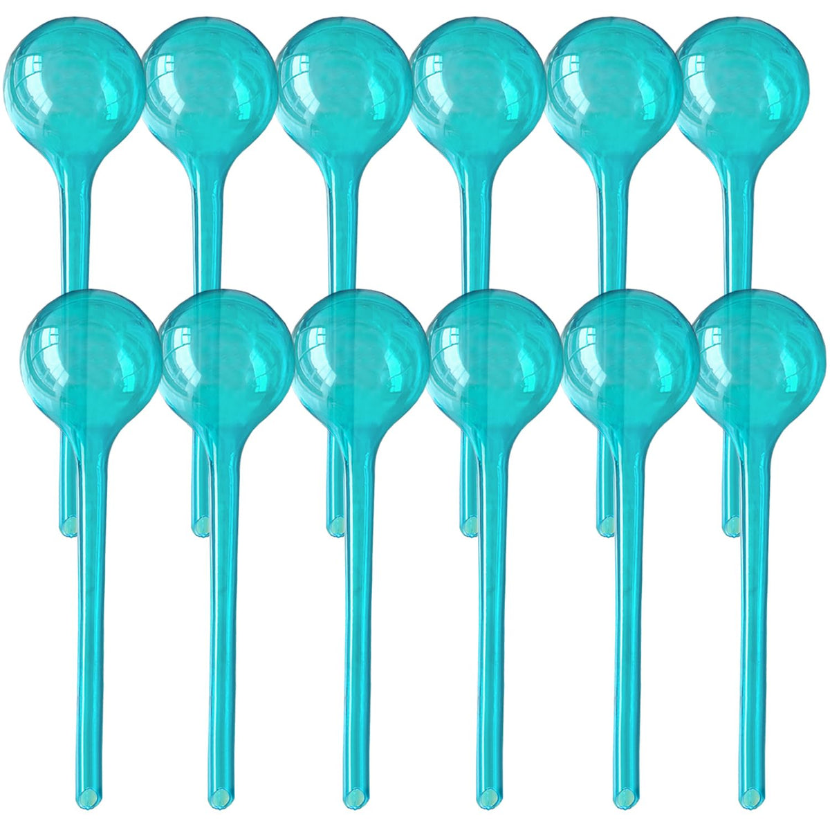 Logresy self-watering globes 12-pack in pot keep plants thriving while away