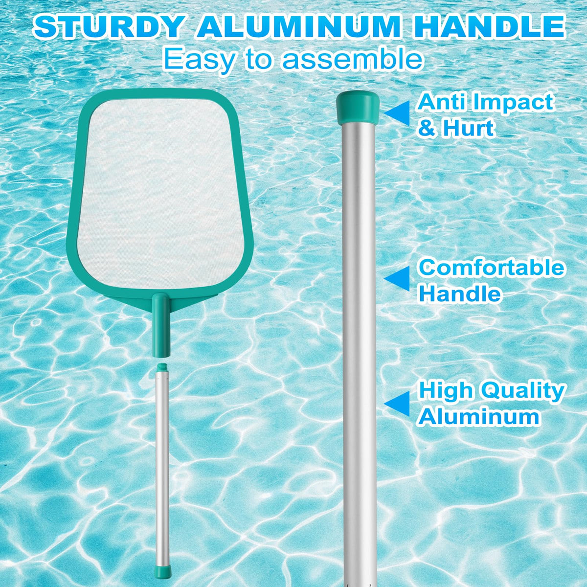 Loiyadn hot tub skimmer net is ideal for spas and hot tubs.
