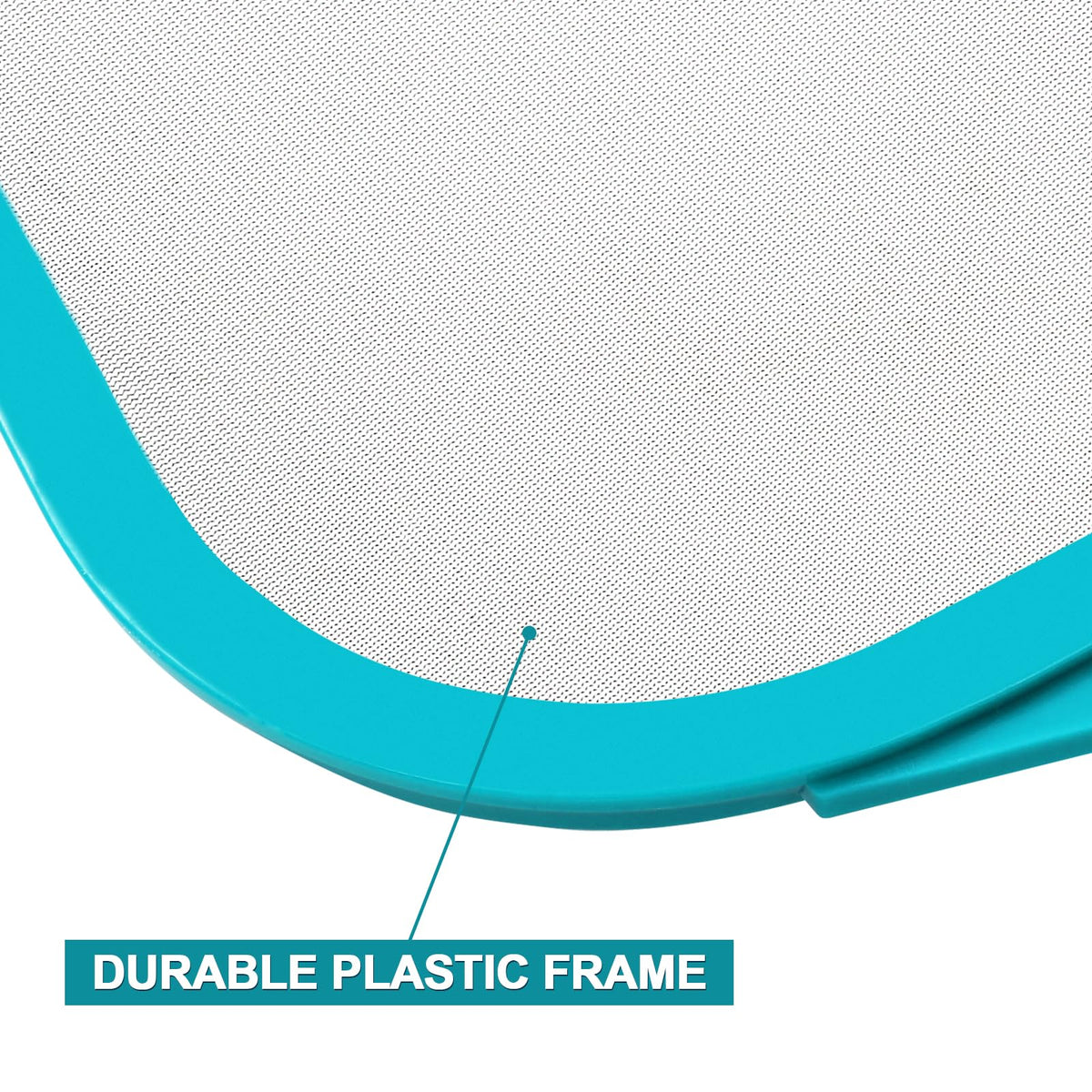 Loiyadn pool skimmer dimensions 16.5 by 9.5 inches for wide reach.