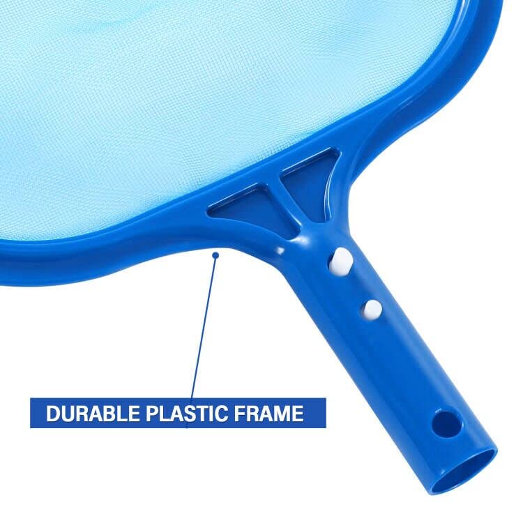 Loiyadn pool skimmer fine mesh traps small leaves and particles.