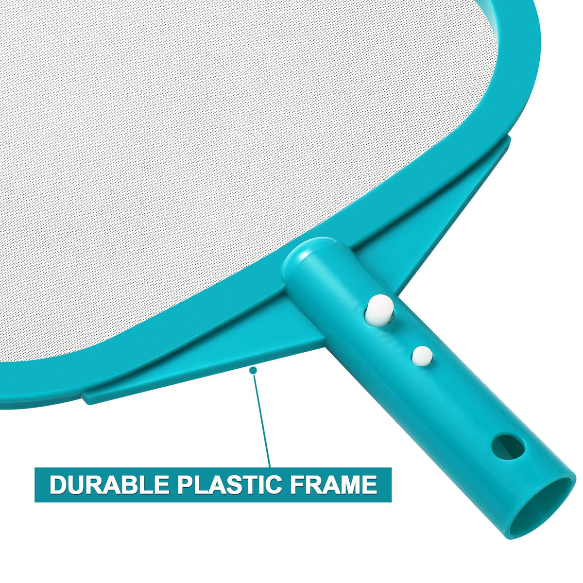 Loiyadn pool skimmer front lip design helps quick debris emptying.