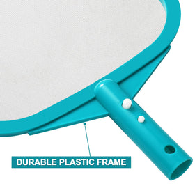 Loiyadn pool skimmer front lip design helps quick debris emptying.