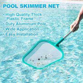 Loiyadn pool skimmer helps you remove leaves and debris quickly.