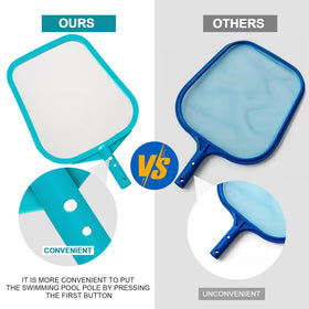 Loiyadn pool skimmer suitable for ponds, fountains, and debris cleanup.