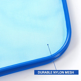 Loiyadn pool skimmer solid plastic frame protects liners during cleaning.
