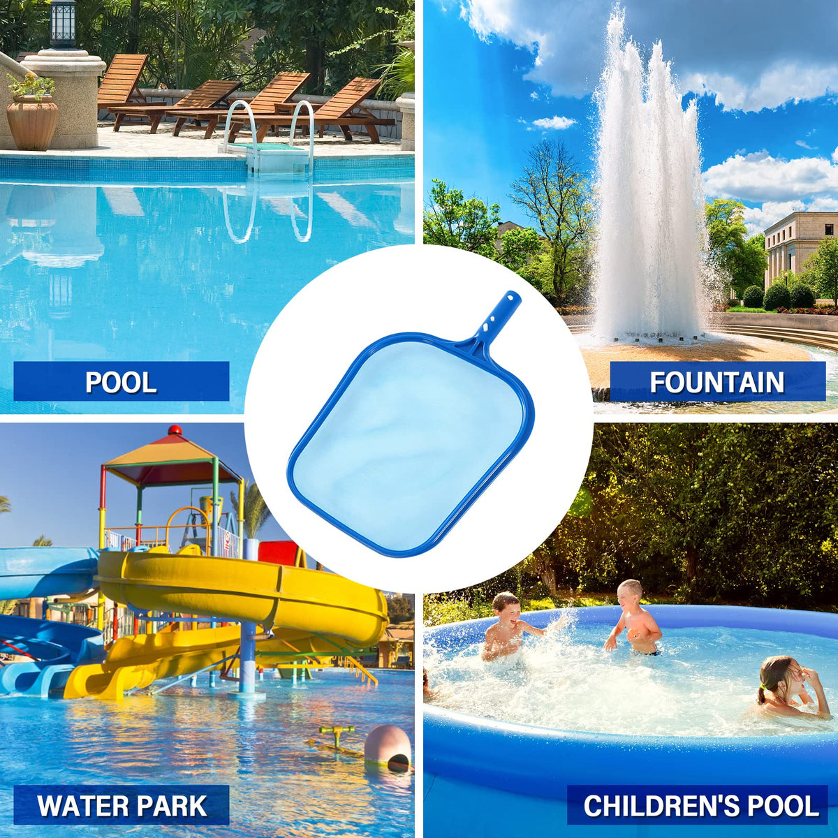 Loiyadn pool skimmer suitable for pools, spas, fountains, and hot tubs.