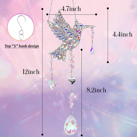 LOKOZ gift for mom hummingbird suncatcher conveys warmth and affection
