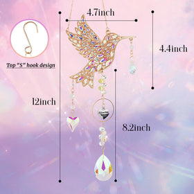 LOKOZ hummingbird sun catcher is a thoughtful gift idea for moms.