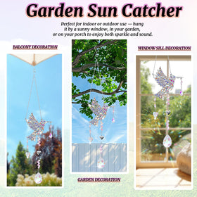 LOKOZ steel-frame suncatcher with gold finish enriches spaces with light