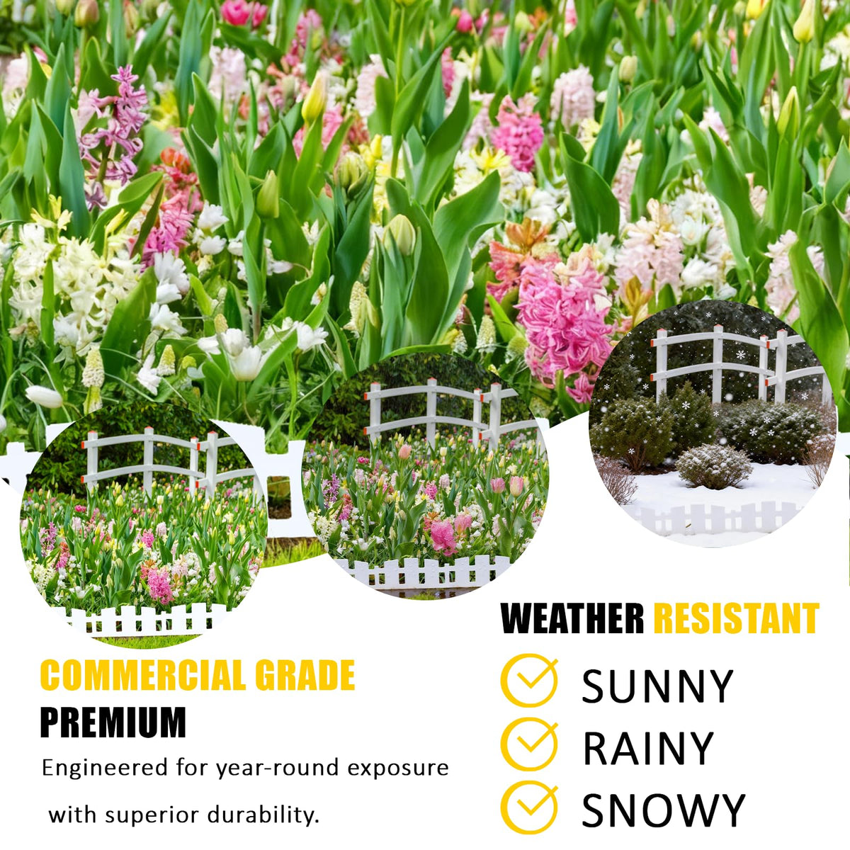 LOLEDE edging flexes into curves for garden curves and circles.