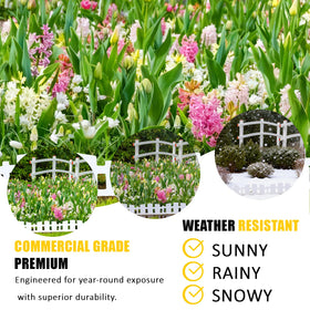 LOLEDE edging flexes into curves for garden curves and circles.