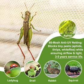 LOLEDE lightweight, reusable netting for seasonal garden protection.