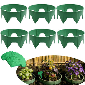 LOLEDE planting grow rings stackable panels demonstrate adjustable plant support