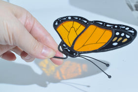Lolitarcrafts handcrafted stained glass panel showcases traditional craftsmanship and durable construction.