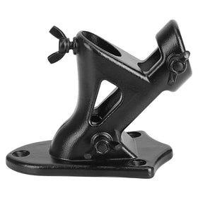 LOMETY heavy-duty flag bracket with two positions for secure 1-inch poles