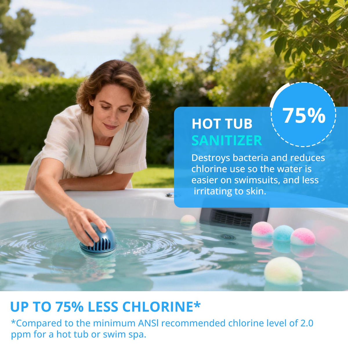 LOMINX easy install hot tub cartridge for simple spa maintenance