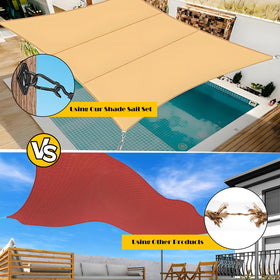 Lomoky screws and plastic expansion plugs for easy patio installation