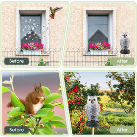 Lomrsiul deck owl decor combines practicality with curb appeal