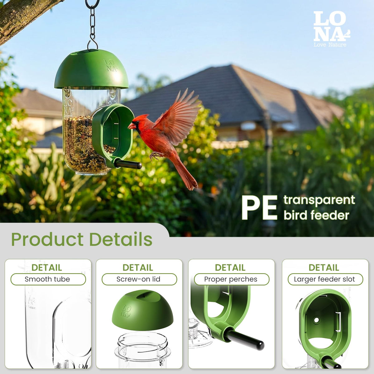 LO NA LOVE NATURE LONA makes a thoughtful backyard gift for nature lovers.