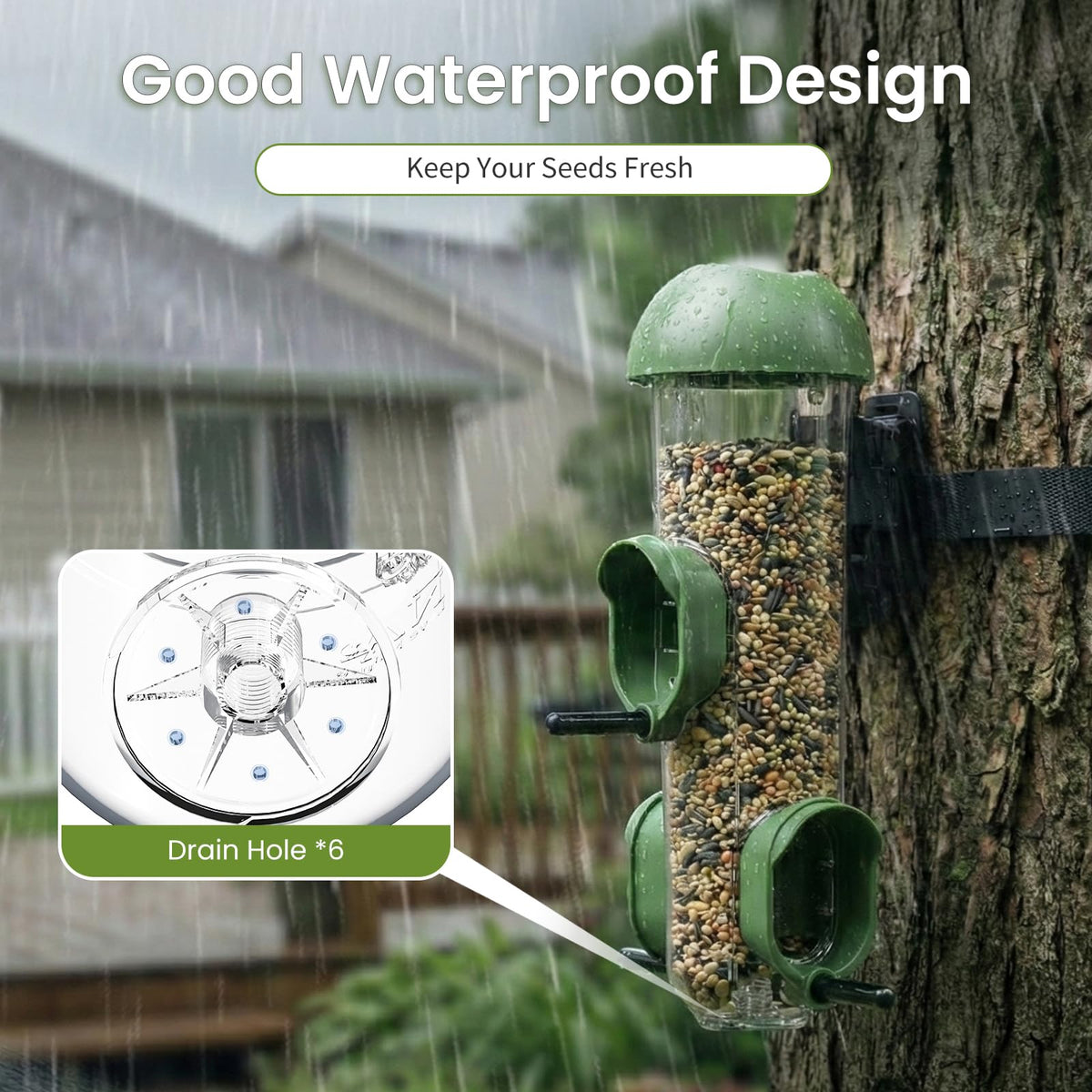 Gift-ready LO NA LONA bird feeder for nature lovers and families