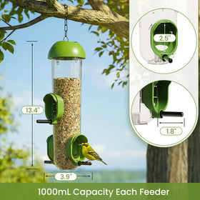 LONA mounting system showing flexible hanging options for trees, fences, or hooks