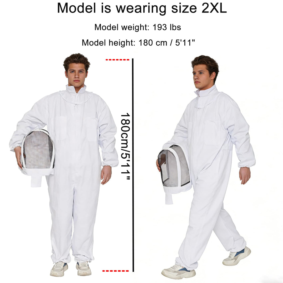 LONGADS elastic cuffs and waistband seal wrists and waist to prevent gaps