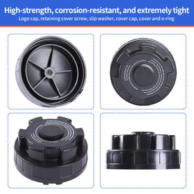 LONGADS CL200 inline chlorinator interior components highlighting corrosion-resistant sealing ring and robust O-rings.