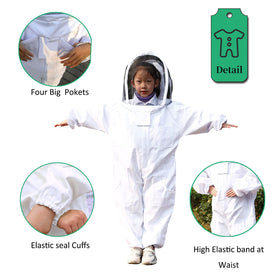 LONGADS Elastic bands around wrists and waist create a snug fit.