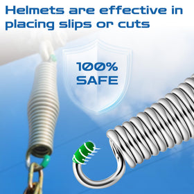 LONGADS heavy-duty springs hanging kit shown in use for hammock and porch chairs.