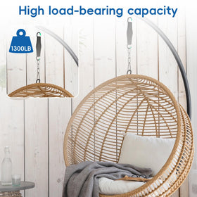 LONGADS indoor-outdoor hanging solution showcased for versatile balcony or patio setups.