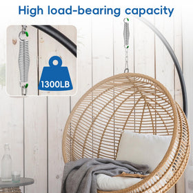 LONGADS two-springs package ready for upgrade of swing and hammock setups.