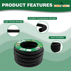 LONGRUNNEW hose-inlet 1 inch adaptor allows easy pump and filter hookups.