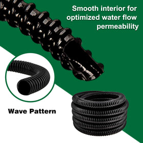 LONGRUNNEW phthalate-free, durable PVC hose for long-lasting outdoor use.