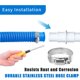 LonlyEagle hose connection setup for quick pool maintenance.