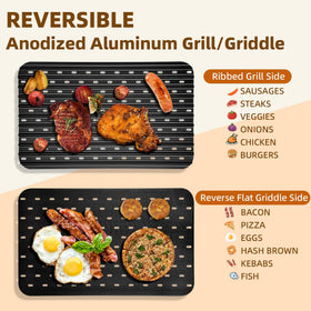 Lonsge BAC772 reversible design for flat searing on the back.