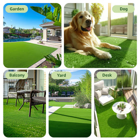 Loobani 4x6 ft artificial grass suitable for various spaces.
