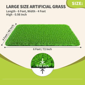 LOOBANI multi-size rolls cut to fit balcony, patio, or garden.