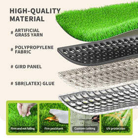 LOOBANI dog-friendly grass mat ideal for pets and play areas.