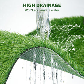 LOOBANI turf with four-layer backing for durable, long-lasting coverage.