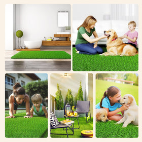 LOOBANI secure installation with stakes to prevent movement on outdoor surfaces.
